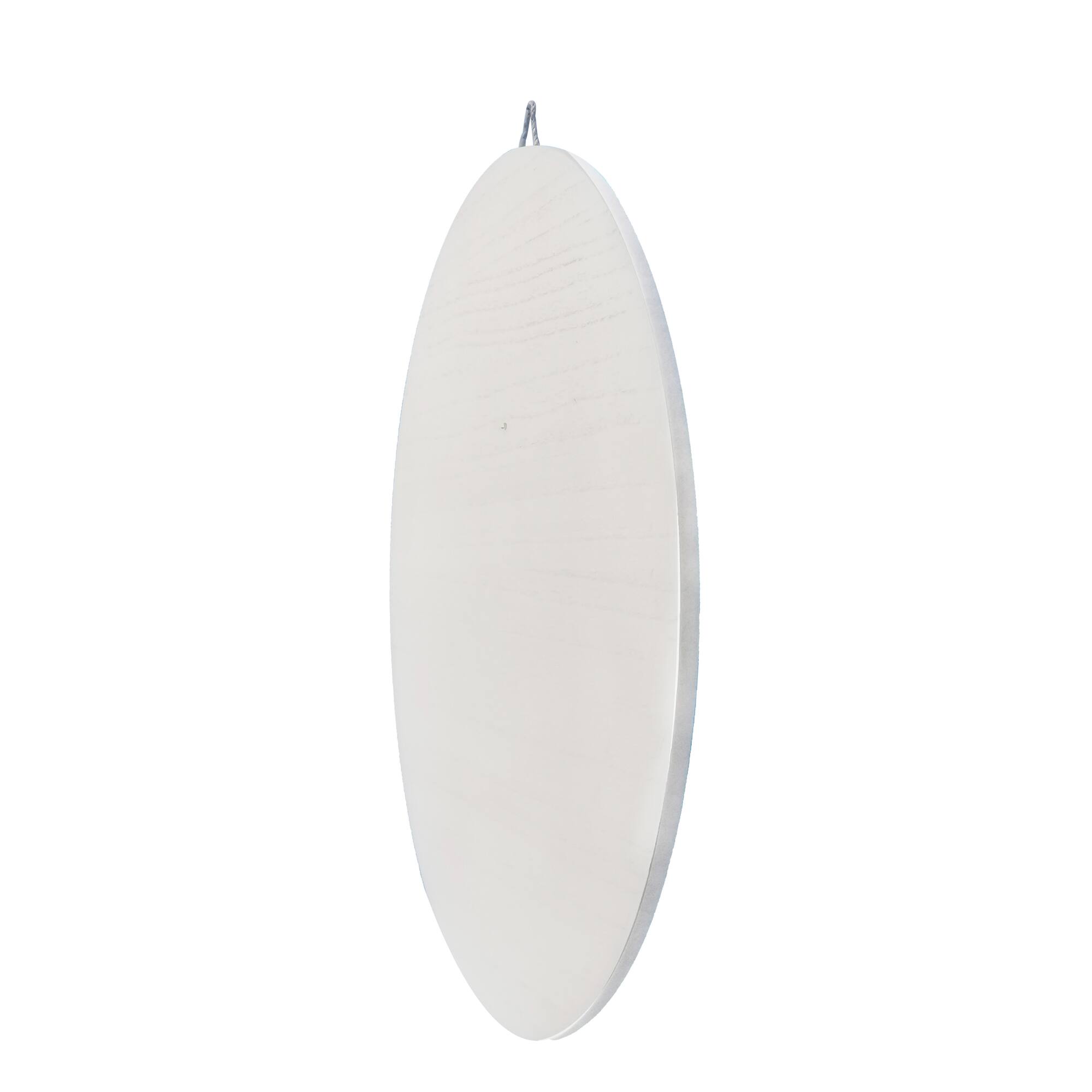 18" Whitewashed Round Plaque by Make Market®